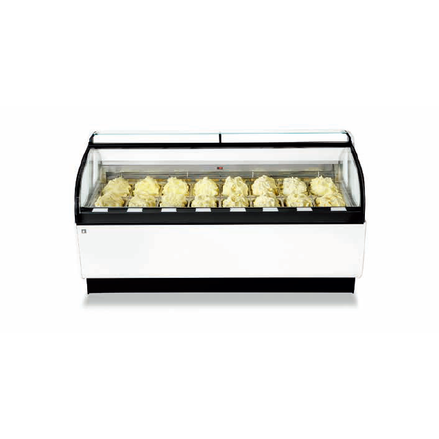 Prosky Popsicle Freezer Wholesale 22 Pans Gelato Display Cabinet