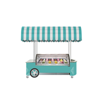 Prosky Outdoor Electric Smart Cake Chips Cookies Chariot Gelato refroidi pour le mariage